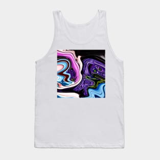 Abstract Liquid Art Tank Top